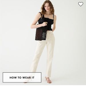 NWT J Crew High Rise 90s Straight Leg Jeans